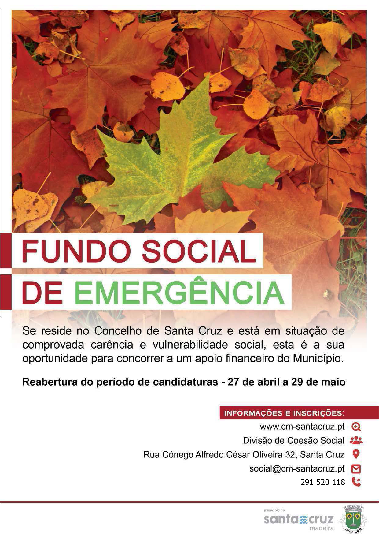 Cartaz Fundo Social Emergência