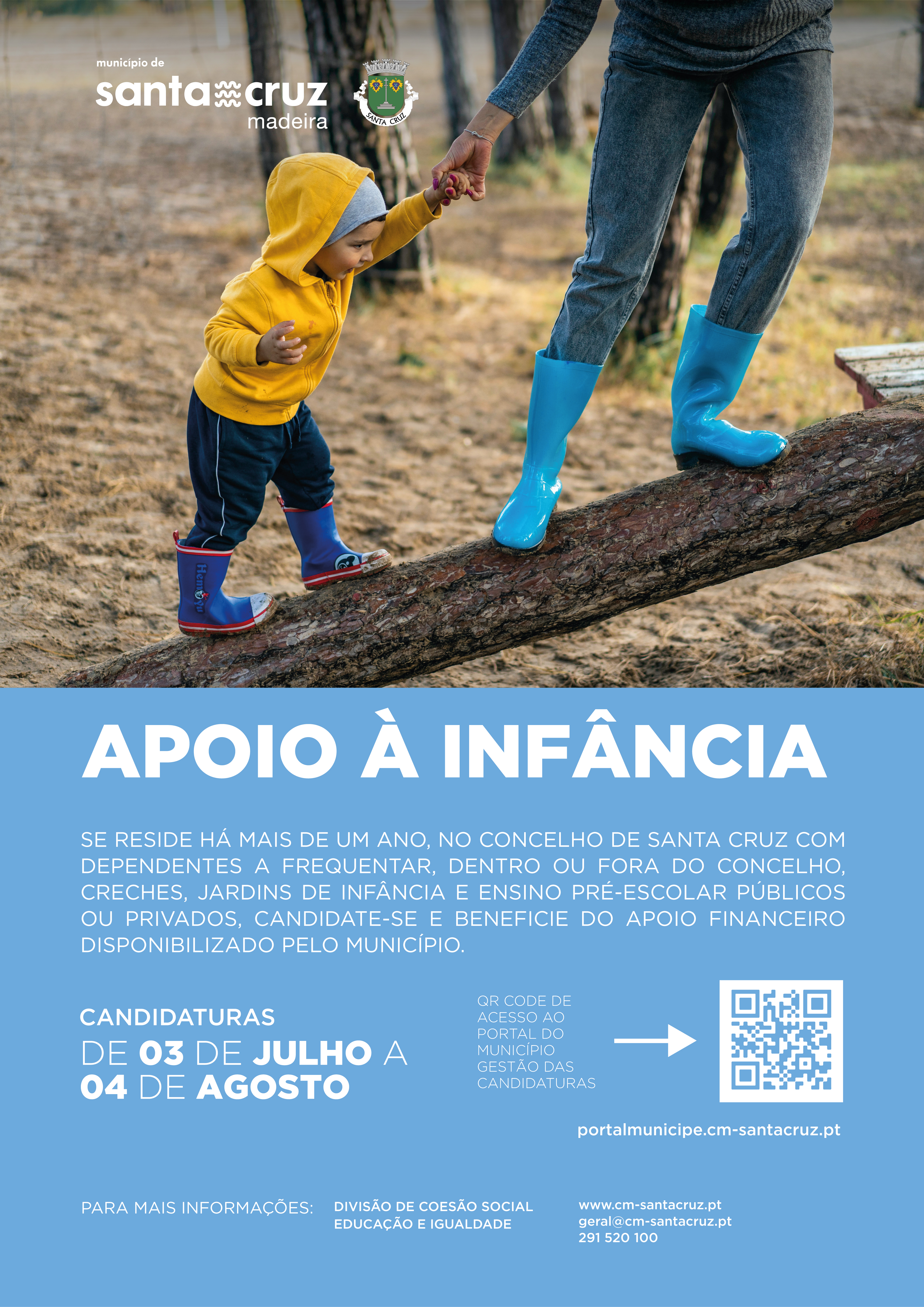 Cartaz Apoio à Infância