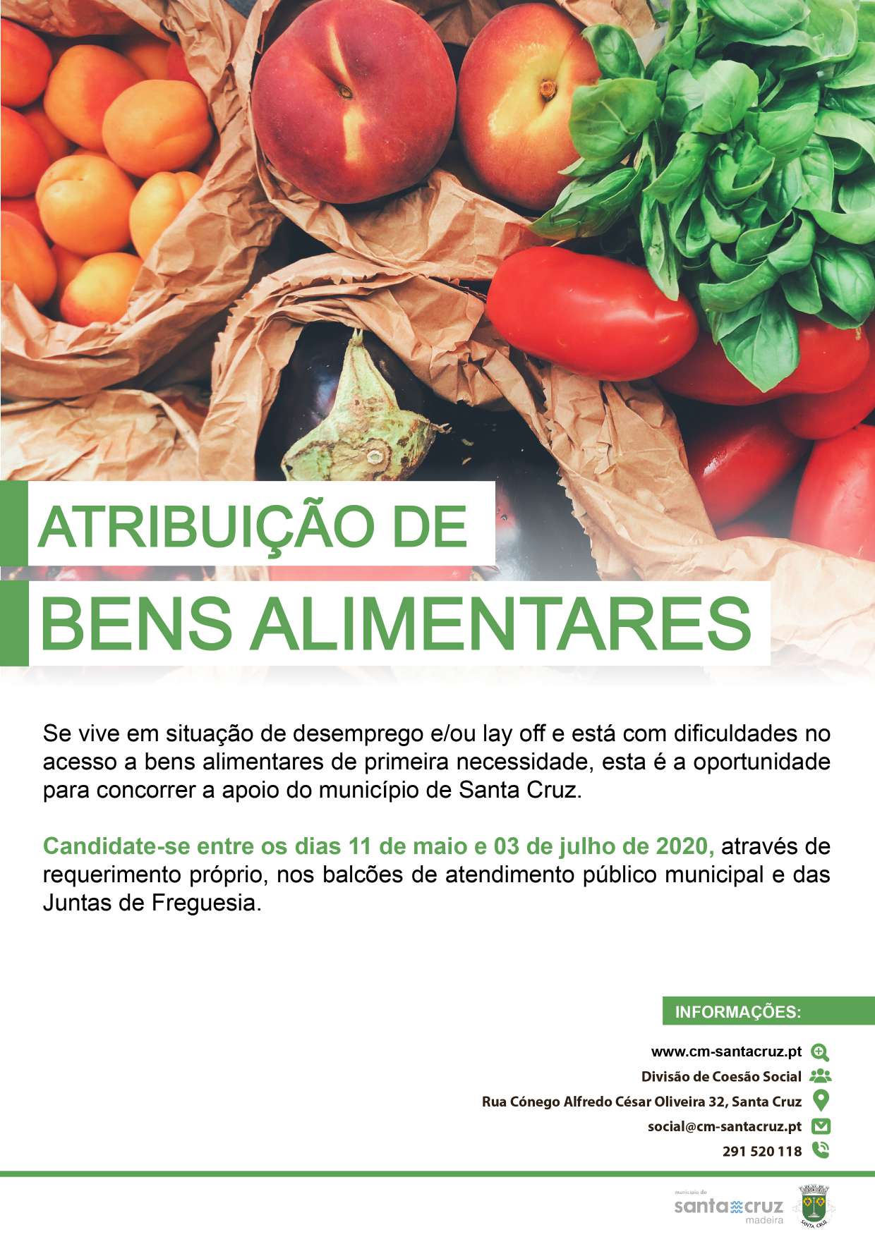 cartaz bens alimentares